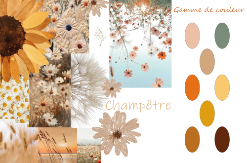 moodboard collection champêtre