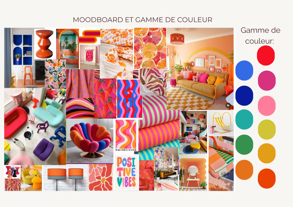 moodboard color pop processus créatif